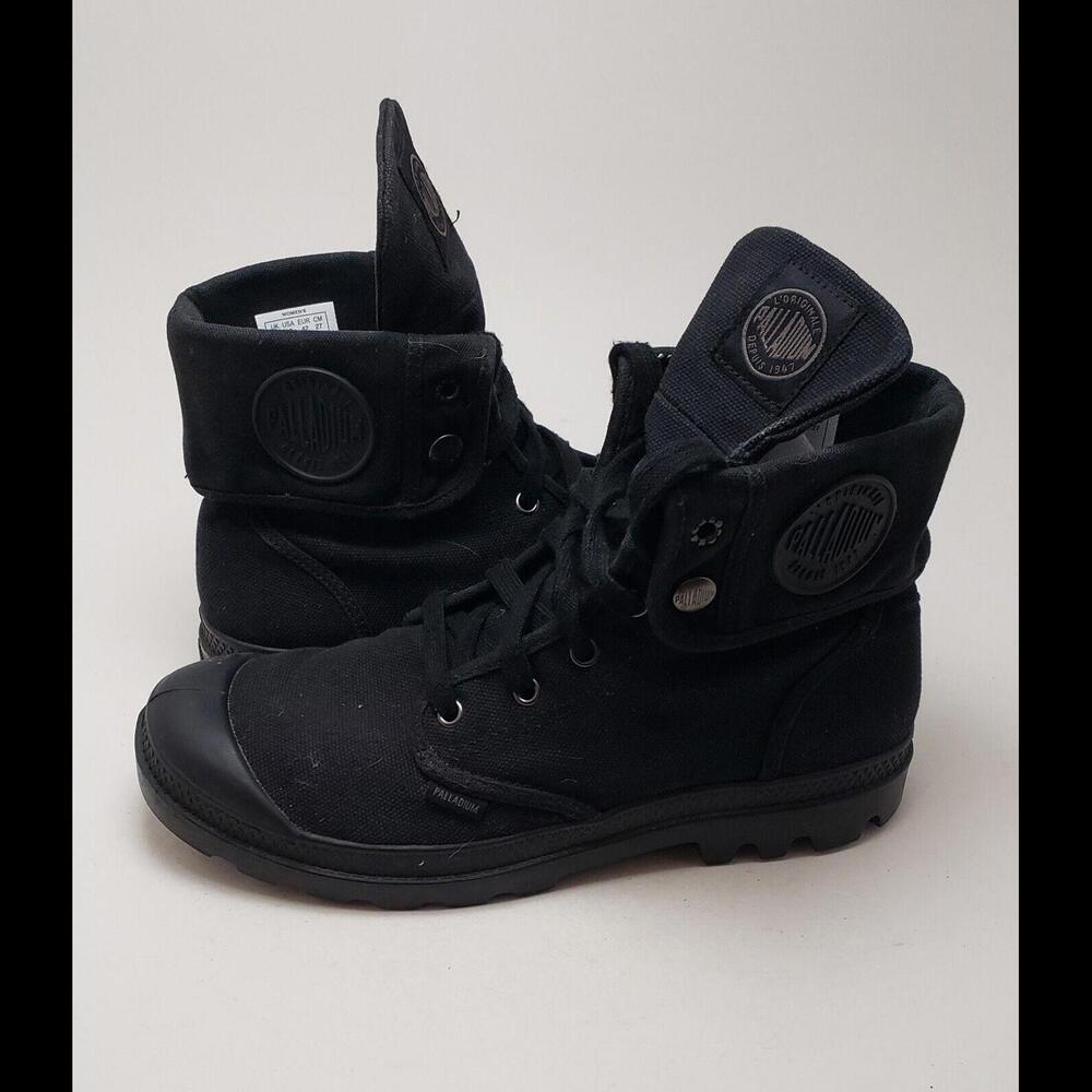 Womens‎ Palladium Us Baggy Black High Top Sneakers Shoes 92353-060-M Size 10